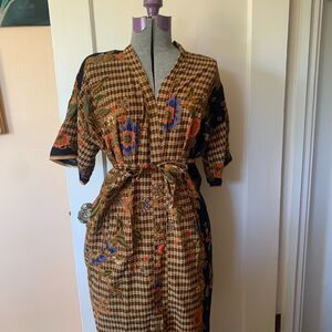 Floral Patterned Women's Robe